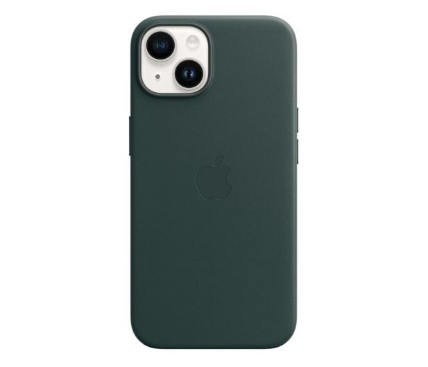 APPLE do iPhone 14 Plus Leather Case with MagSafe - Forest Green - 1070923 - zdjęcie
